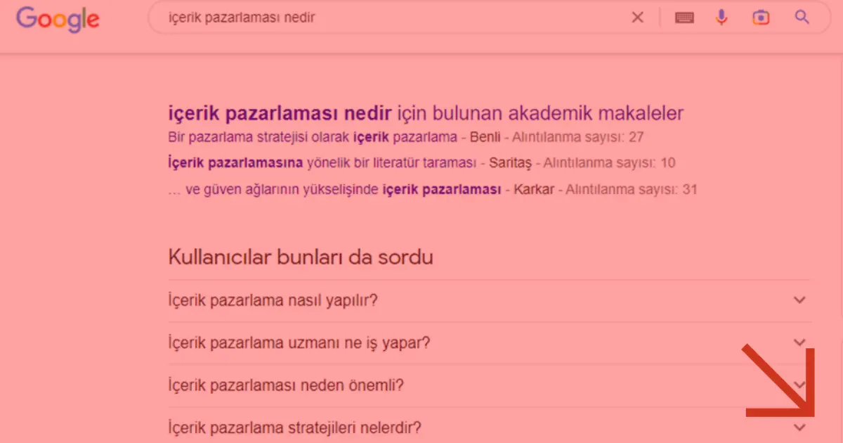 "Kullanıcılar Bunları da Sordu": Kullanıcı Sorularını Dikkate Alın